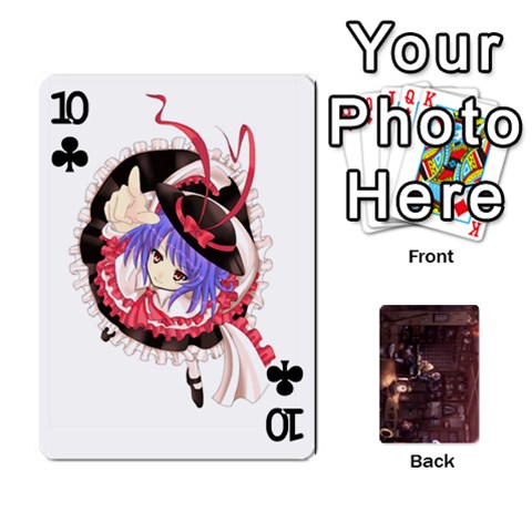 Touhou Playing Card Deck Rinnosuke Back By K Kaze Front - Club10