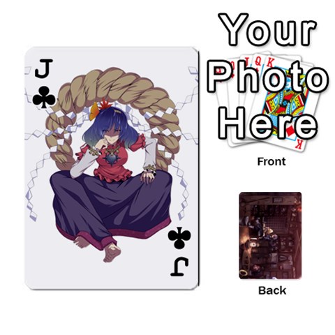 Jack Touhou Playing Card Deck Rinnosuke Back By K Kaze Front - ClubJ