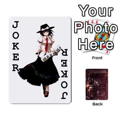 Touhou Playing Card Deck Rinnosuke Back By K Kaze Front - Joker1