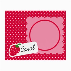 Strawberries Glasses Cloth (small 2 Sides) 01