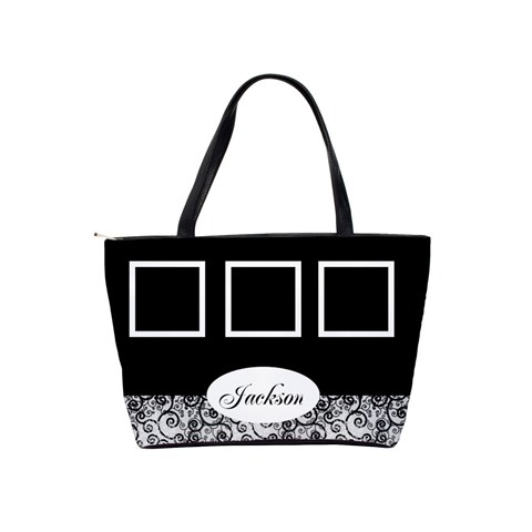 Black And White Shoulder Bag By Deborah Back