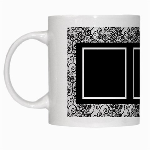 Black And White Mug By Deborah Left