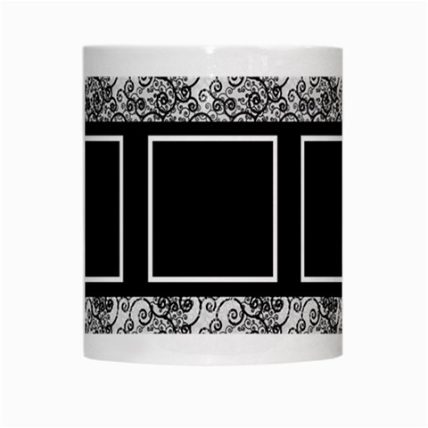 Black And White Mug By Deborah Center