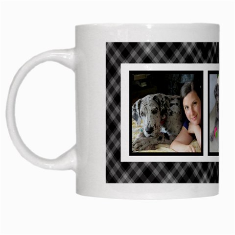 White And Black Mug By Deborah Left