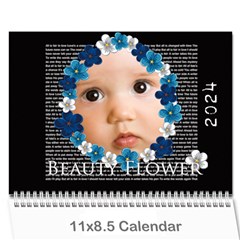 every year 2024 - Wall Calendar 11  x 8.5  (12-Months)