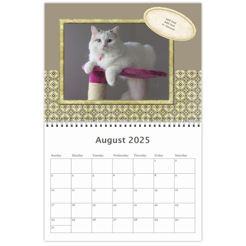 My Vacation Photo Calendar By Deborah Aug 2025