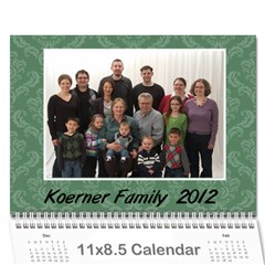Koerner Calendar 2011 - Wall Calendar 11  x 8.5  (12-Months)