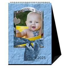 Sweet Baby Boy Desktop Calendar 6 x8 5 