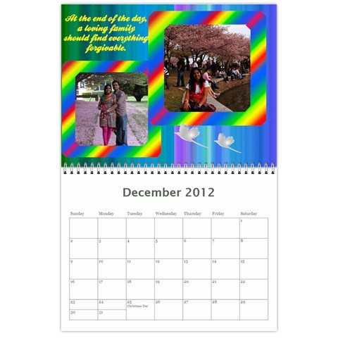 Calender Dec 2012