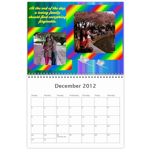 Calender Dec 2012