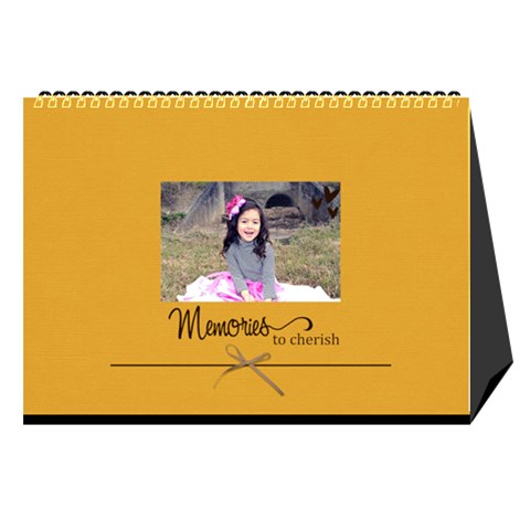 Desktop Calendar 8 5  X 6 : Memories To Cherish By Jennyl Cover