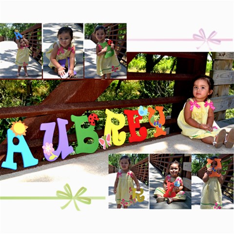 Aubrey Collage By Crystal Garcia 10 x8  Print - 1