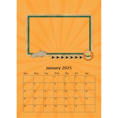 Desktop Calendar 6  X 8 5 : Cool Dude By Jennyl Jan 2025