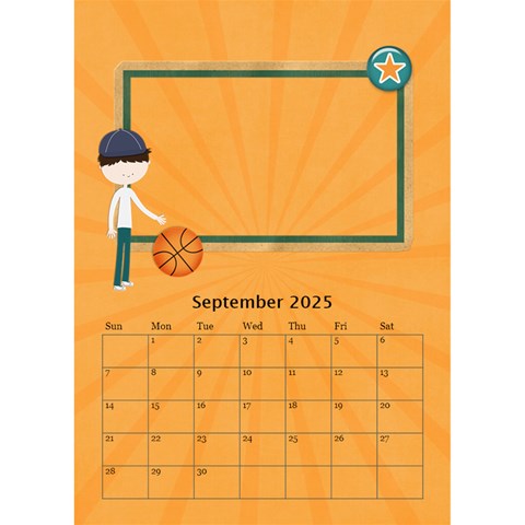 Desktop Calendar 6  X 8 5 : Cool Dude By Jennyl Sep 2025