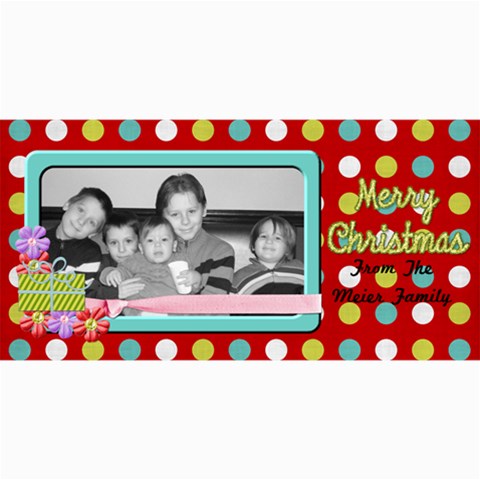 Holiday Card 2 By Martha Meier 8 x4  Photo Card - 2