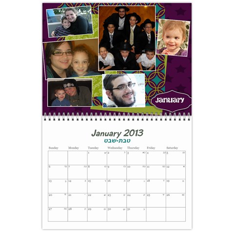 Calendar 2012 By Bryna Jan 2013