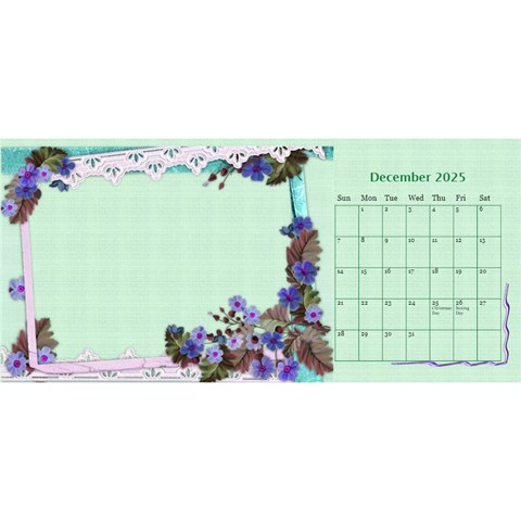 Little Flowers Desktop Calendar By Deborah Dec 2025