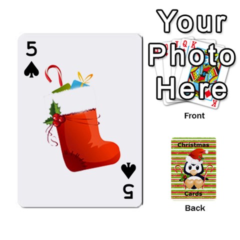Christmas Cards Stocking Stuffer By Laurrie Front - Spade5
