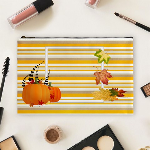 Give Thanks Cosmetic Bag (l) By Elena Petrova Front