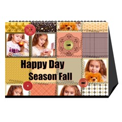 Fall Theme Season Calendar