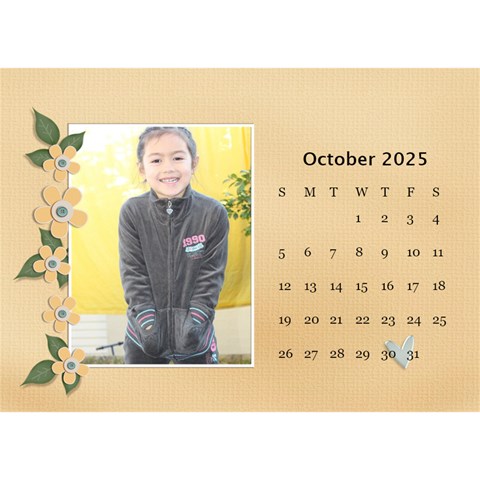 Desktop Calendar 8 5  X 6 : Beautiful You By Jennyl Oct 2025