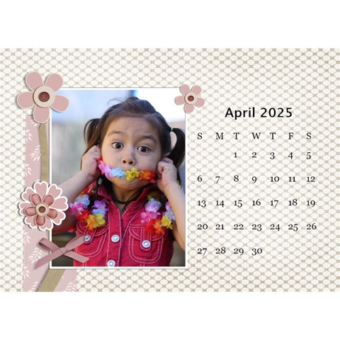 Desktop Calendar 8 5  X 6 : Beautiful You By Jennyl Apr 2025