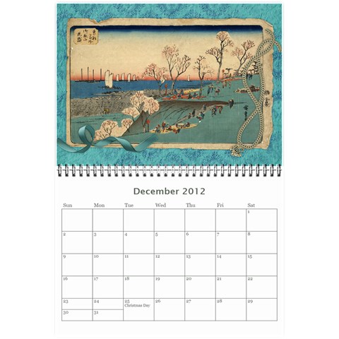 2012 Calendar By Connie Lester Dec 2012