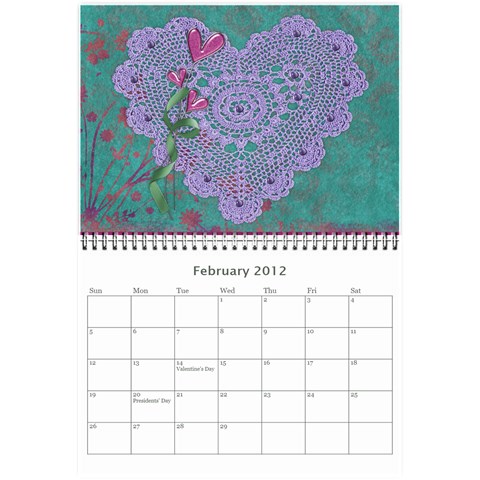 2012 Calendar By Connie Lester Feb 2012