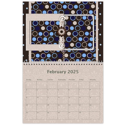 2025 Wall Calendar 11x8 5 By Angel Feb 2025