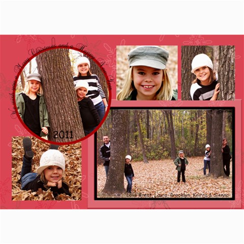 2011 Christmas Card By Laura 7 x5  Photo Card - 5