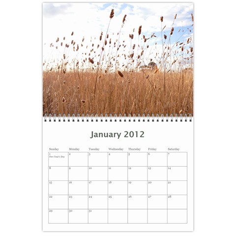 2012 D R  Calendar By Kathie Thomas Jan 2012