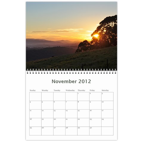 2012 D R  Calendar By Kathie Thomas Nov 2012