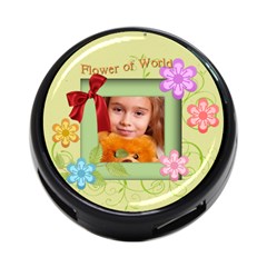 flower of world - 4-Port USB Hub (One Side)