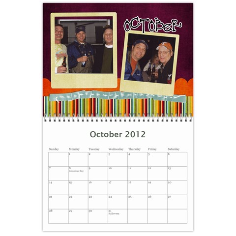 Nannys Calender By Sandra Oldham Oct 2012