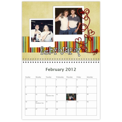 Nannys Calender By Sandra Oldham Feb 2012