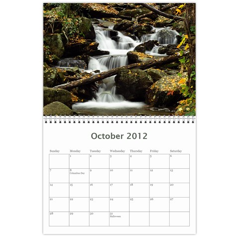 2012 Calendar Smoky Mountains By Terena Lambert Boone Oct 2012