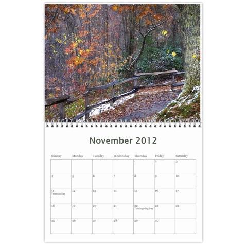 2012 Calendar Smoky Mountains By Terena Lambert Boone Nov 2012