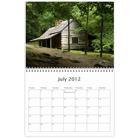 2012 Calendar Smoky Mountains By Terena Lambert Boone Jul 2012