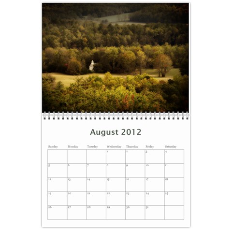 2012 Calendar Smoky Mountains By Terena Lambert Boone Aug 2012