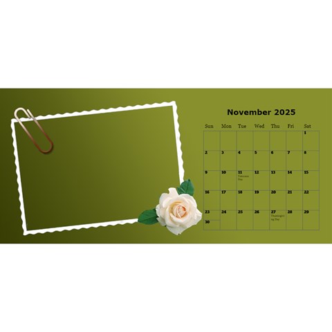 Postcard Desktop Calendar By Deborah Nov 2025