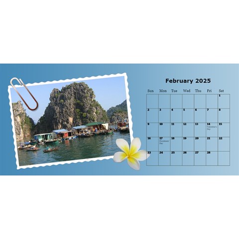 Postcard Desktop Calendar By Deborah Feb 2025