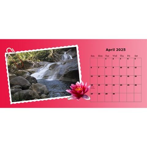 Postcard Desktop Calendar By Deborah Apr 2025