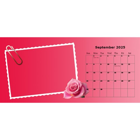 Postcard Desktop Calendar By Deborah Sep 2025