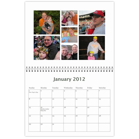 Mom And Dad R 2012 Calendar By Amy Roman Jan 2012