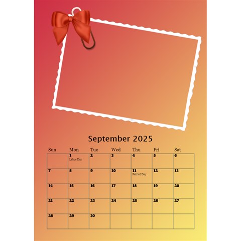 My Postcard Desktop Calendar By Deborah Sep 2025