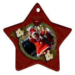 Two Sides: Ornament Christmas 1 - Star Ornament (Two Sides)