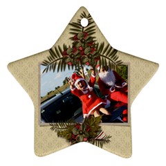 Two Sides: Ornament Christmas 4 - Star Ornament (Two Sides)