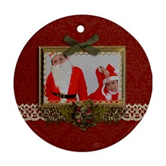 Round Ornament (Two Sides): Christmas1