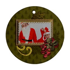 Round Ornament (Two Sides): Christmas2