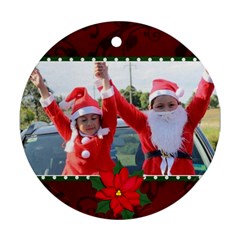 Round Ornament (Two Sides): Holidays1